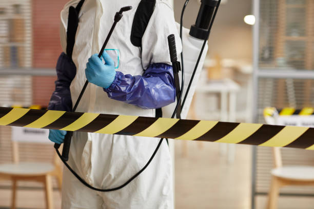 Professional Biohazard Cleanup technician working in Knoxville, IA